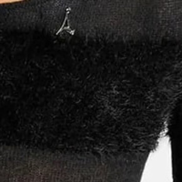 💥STUNNINGLY BEAUTIFUL💥Manière De Voir Off Shoulder Knitted Maxi Dress in Black - Picture 11 of 14